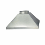 Coifa Para Churrasqueira Em Aço Galvanizado 80 X 60 X 40 Cm