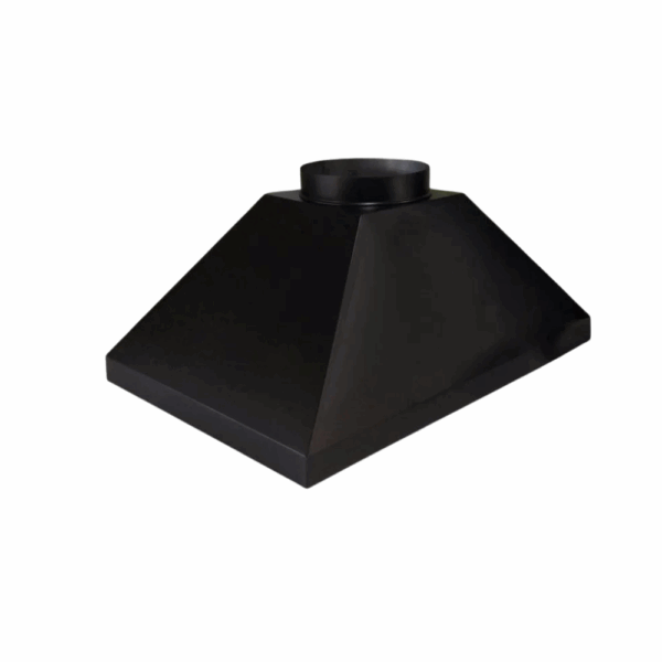 Coifa Para Churrasqueira Preta Com 2,00 M. X 1,00 M
