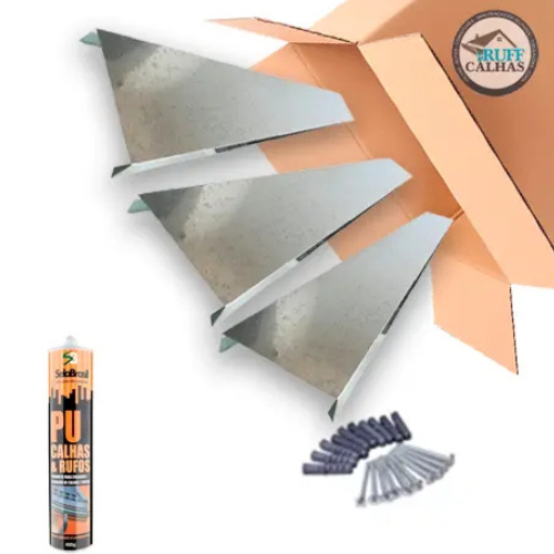 Kit Rufo Pingadeira Galvanizado 6m